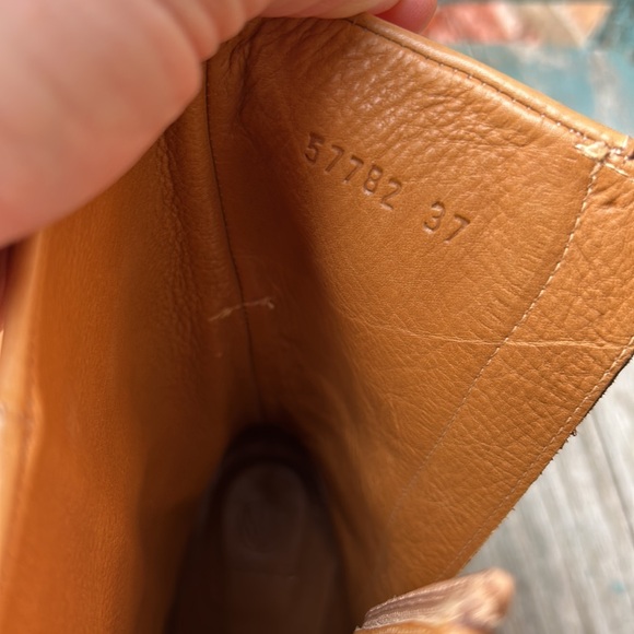 COCLICO Ladies EU 37 Camel Smooth Leather Heeled Boots - Picture 6 of 9